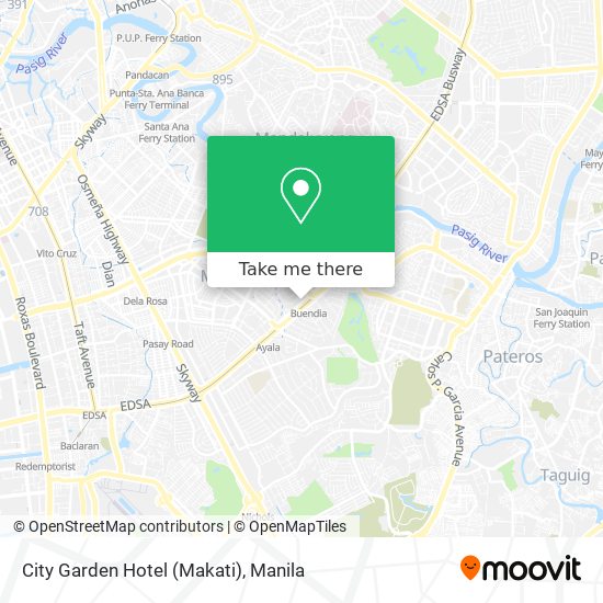 City Garden Hotel (Makati) map
