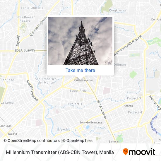 Millennium Transmitter (ABS-CBN Tower) map