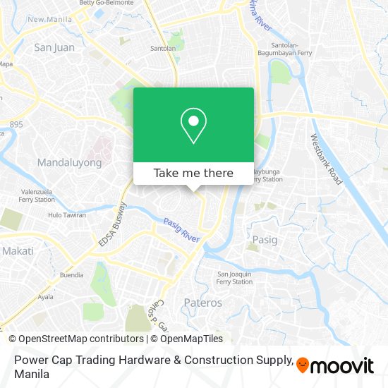 Power Cap Trading Hardware & Construction Supply map