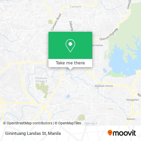 Ginintuang Landas St map