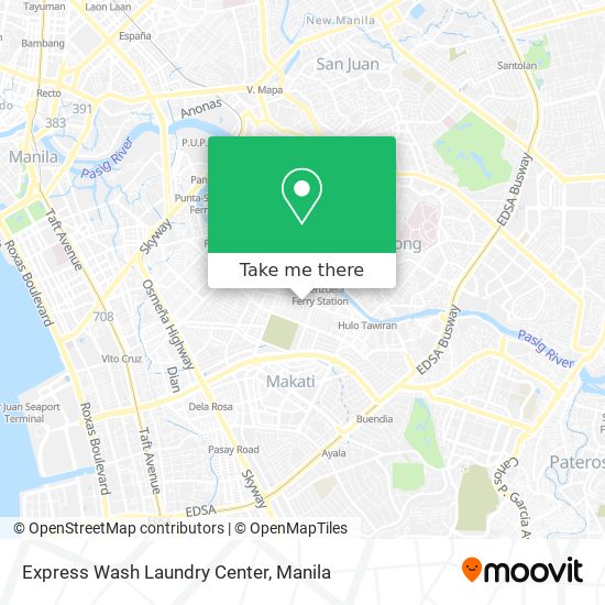 Express Wash Laundry Center map
