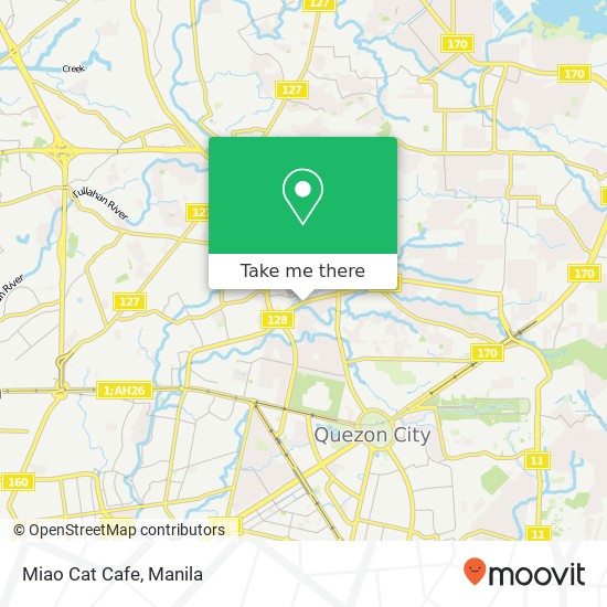 Miao Cat Cafe map