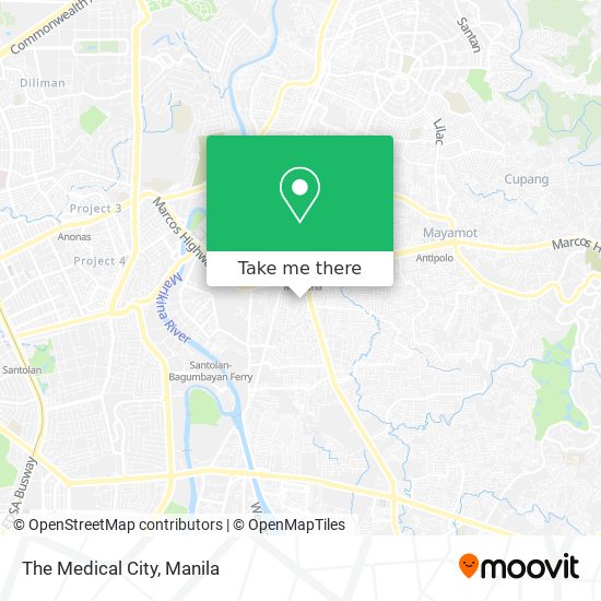 The Medical City map