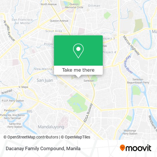 Dacanay Family Compound map