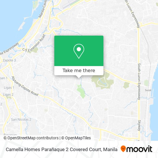 Camella Homes Parañaque 2 Covered Court map