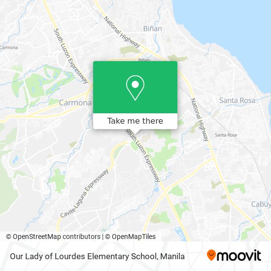 Our Lady of Lourdes Elementary School map