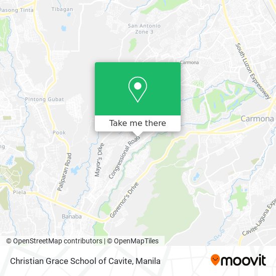 Christian Grace School of Cavite map
