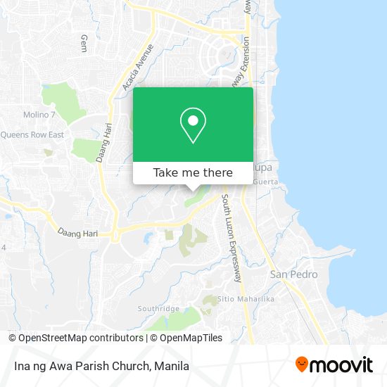 Ina ng Awa Parish Church map