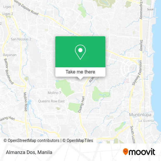 Almanza Dos map
