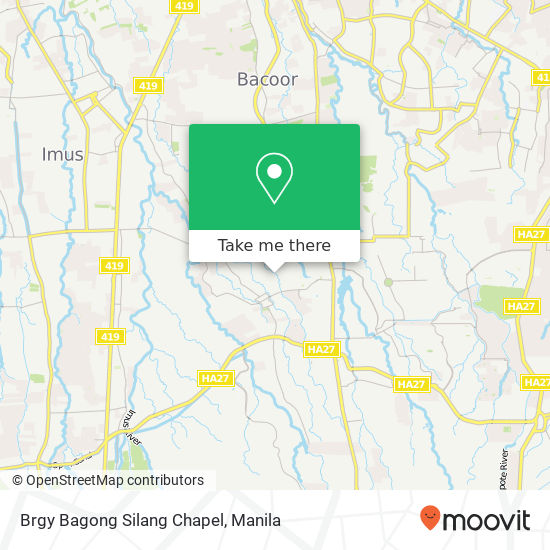 Brgy Bagong Silang Chapel map