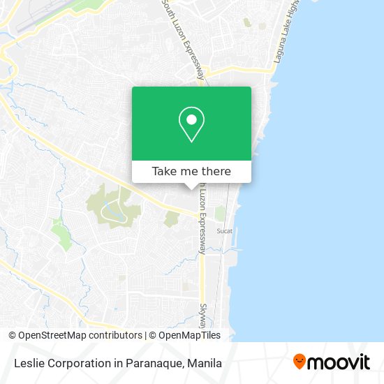 Leslie Corporation  in Paranaque map