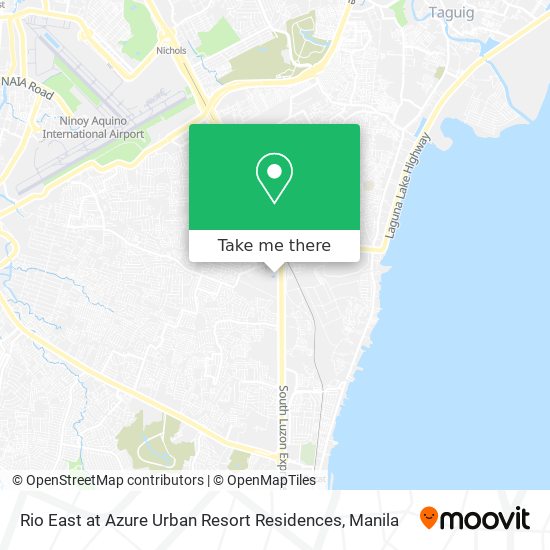 Rio East at Azure Urban Resort Residences map
