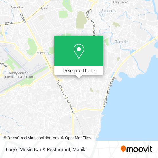 Lory's Music Bar & Restaurant map