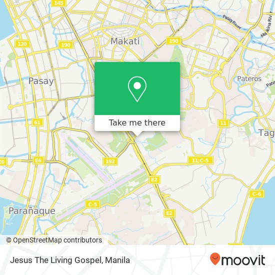 Jesus The Living Gospel map