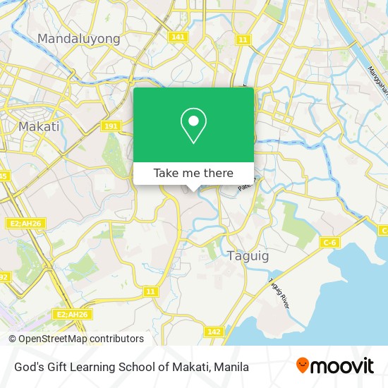 God's Gift Learning School of Makati map