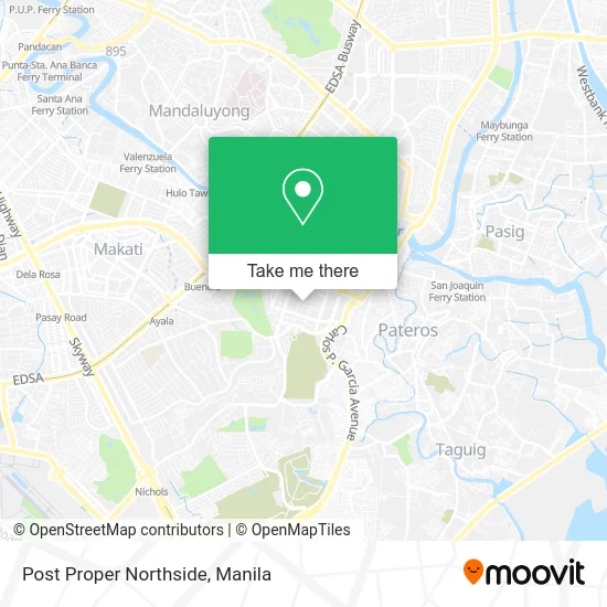 Post Proper Northside map