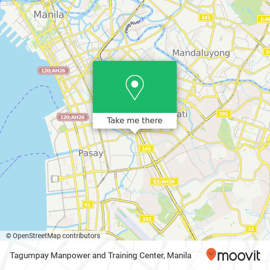 Tagumpay Manpower and Training Center map