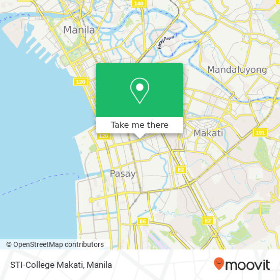 STI-College Makati map