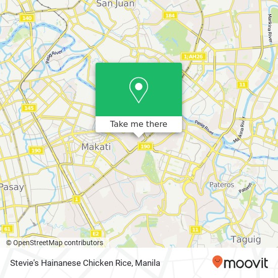Stevie's Hainanese Chicken Rice map