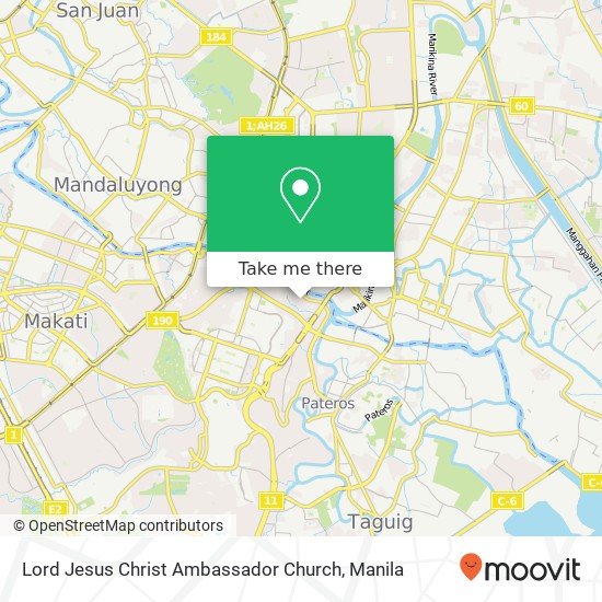 Lord Jesus Christ Ambassador Church map