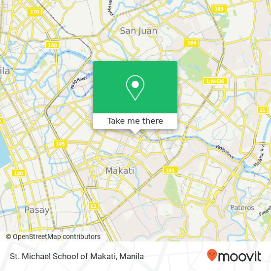 St. Michael School of Makati map