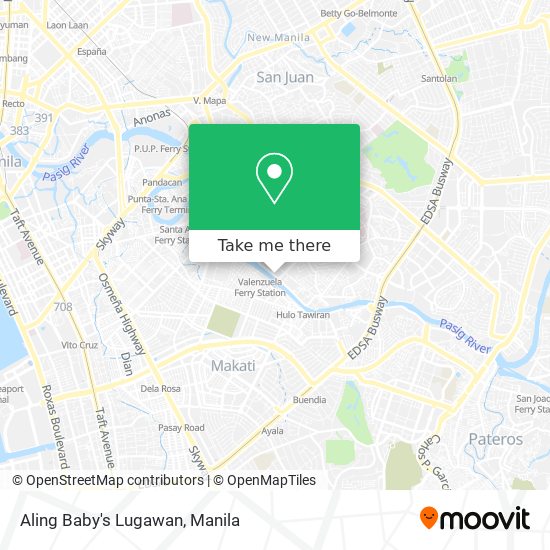 Aling Baby's Lugawan map