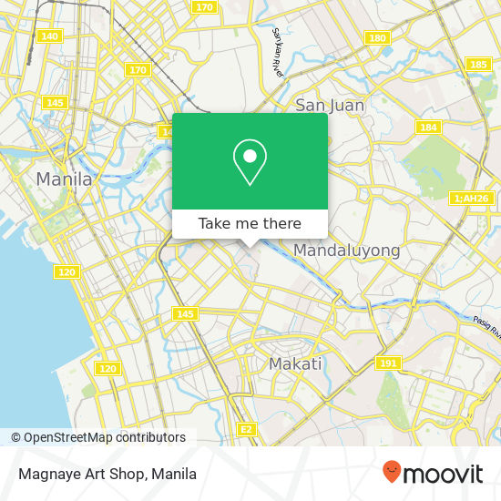 Magnaye Art Shop map