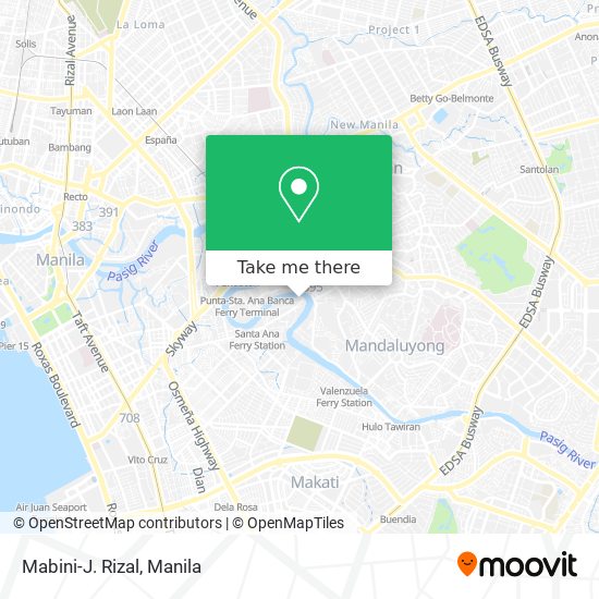 Mabini-J. Rizal map