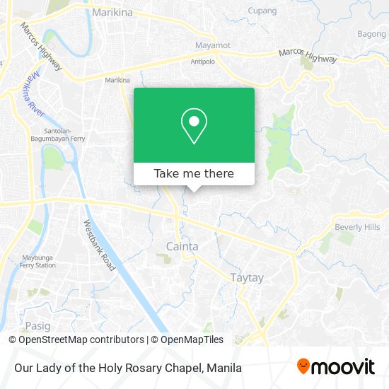 Our Lady of the Holy Rosary Chapel map