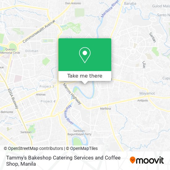 Tammy's Bakeshop Catering Services and Coffee Shop map