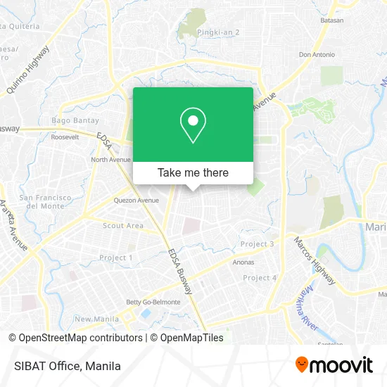 SIBAT Office map