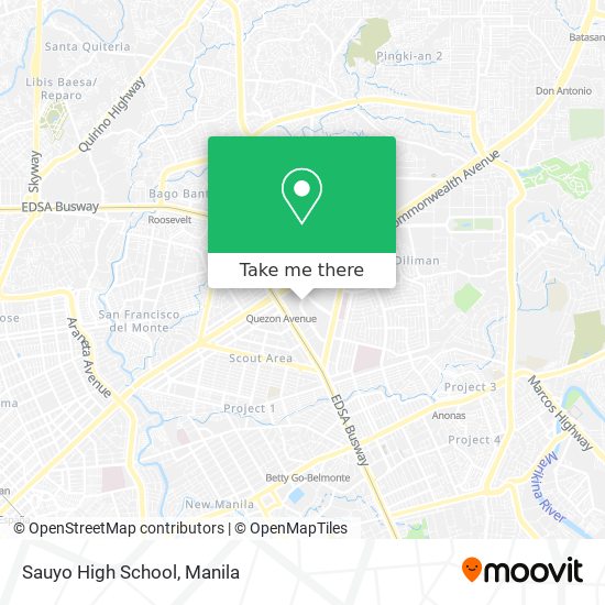 Sauyo High School map
