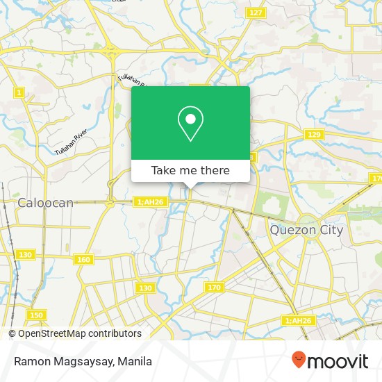 Ramon Magsaysay map