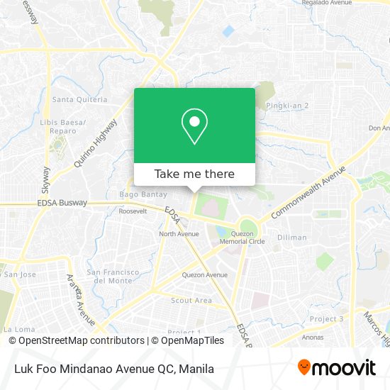 Luk Foo  Mindanao Avenue  QC map