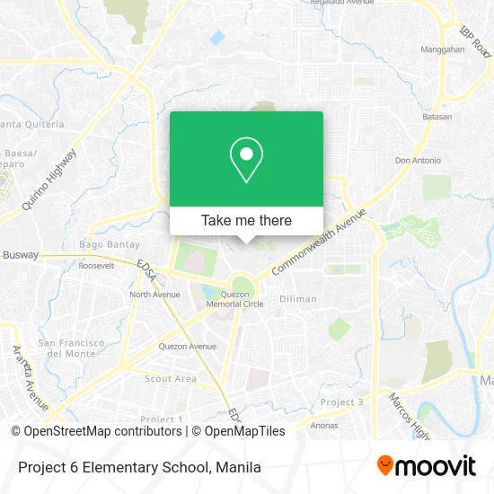 Project 6 Elementary School map