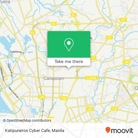 Katipuneros Cyber Cafe map