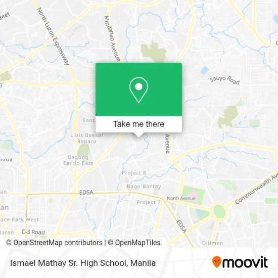 Ismael Mathay Sr. High School map