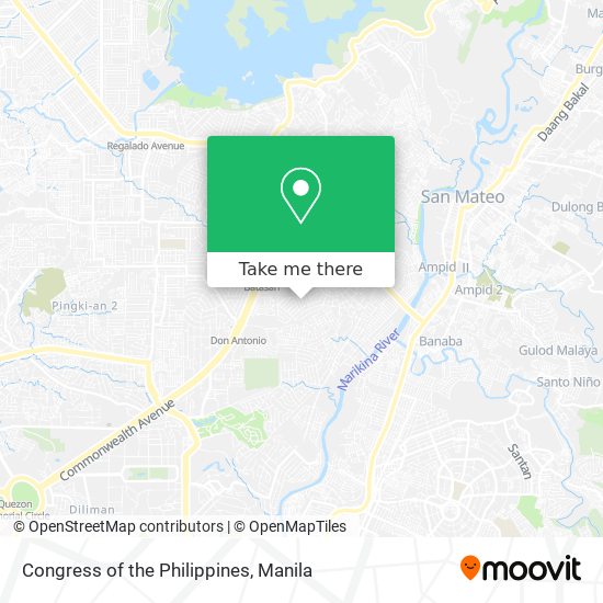 Congress of the Philippines map