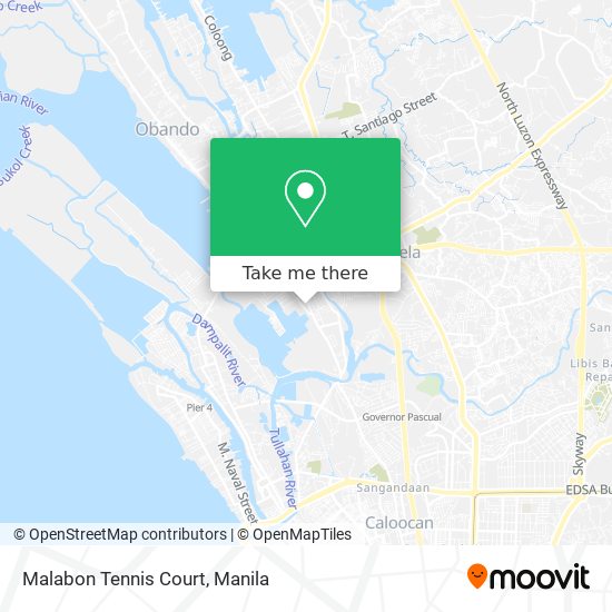 Malabon Tennis Court map