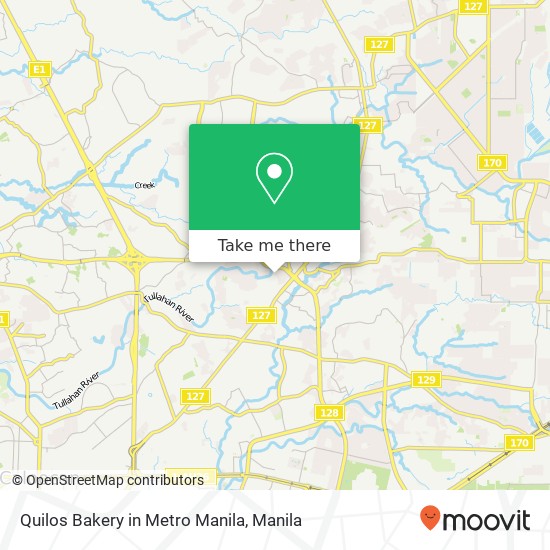 Quilos Bakery in Metro Manila map