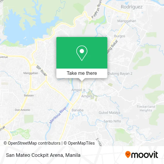 San Mateo Cockpit Arena map