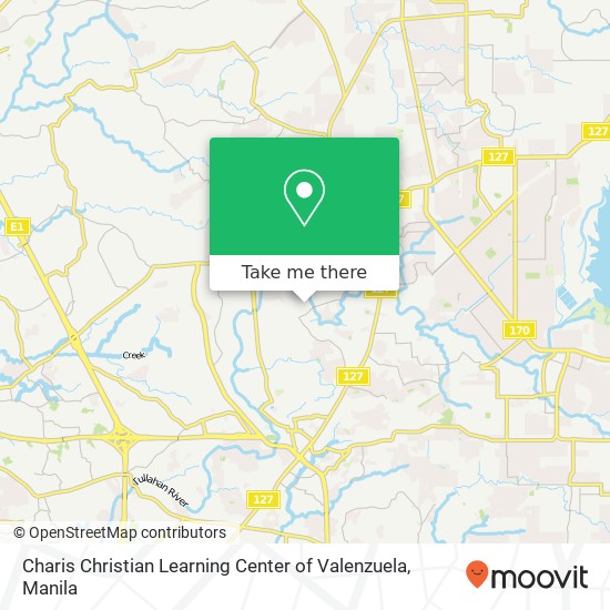 Charis Christian Learning Center of Valenzuela map