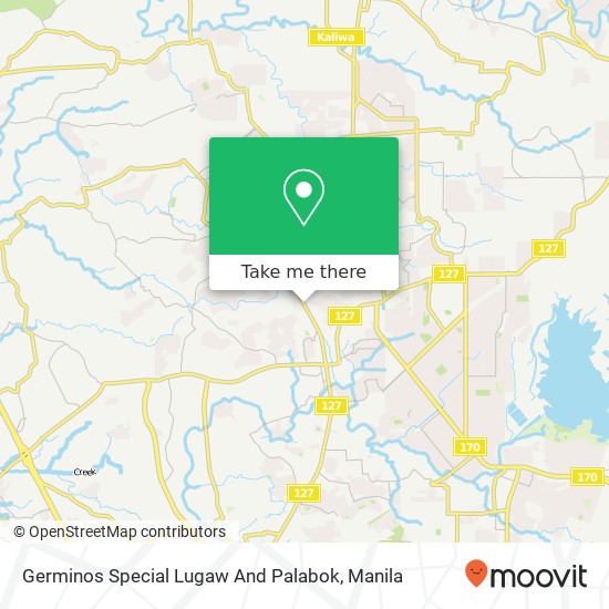 Germinos Special Lugaw And Palabok map