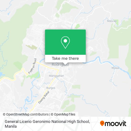 General Licerio Geronimo National High School map