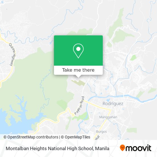 Montalban Heights National High School map