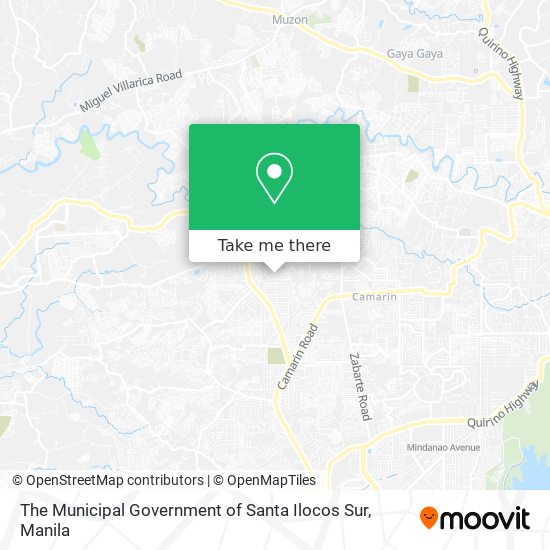 The Municipal Government of Santa  Ilocos Sur map