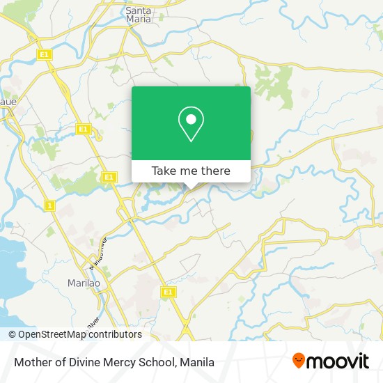 Mother of Divine Mercy School map