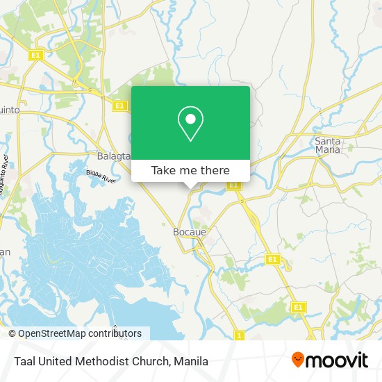 Taal United Methodist Church map