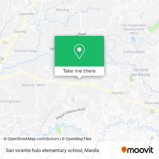 San vicente hulo elementary school map
