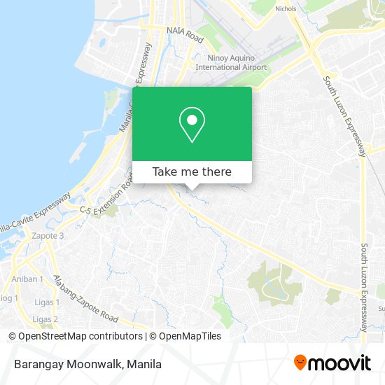 Barangay Moonwalk map